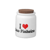 I Love Joao Pinheiro, Brazil Candy Dishes