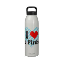 I Love Joao Pinheiro, Brazil Reusable Water Bottles