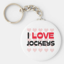 I LOVE JOCKEYS KEYCHAIN