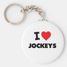 I Love Jockeys Keychains