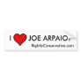 I LOVE JOE ARPAIO! BUMPER STICKERS