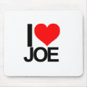 I Love Joe Mousepad by BBDangerous I Love Joe Mousepad