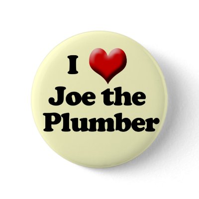 I Love Joe the Plumber Button by cutencomfy