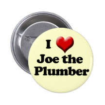 I Love Joe the Plumber Button