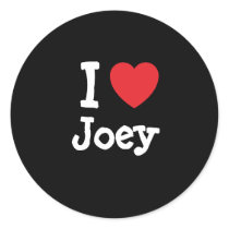 I love Joey heart T-Shirt stickers