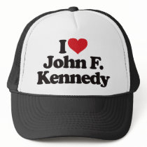I Love John F Kennedy hats by visualnewbie I Love John F Kennedy hats