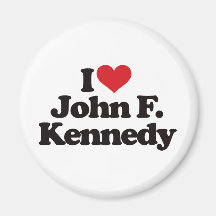 I Love John F Kennedy Magnet