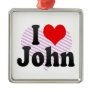 I love John Christmas Tree Ornament