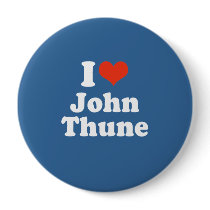 I LOVE JOHN THUNE PINBACK BUTTON