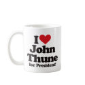 I Love John Thune for President mugs by visualnewbie I Love John Thune for President mugs