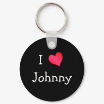 I Love Johnny keychains by definingyou I Love Johnny keychains