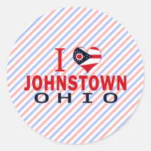 I love Johnstown, Ohio Stickers