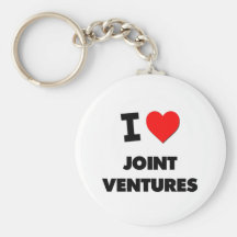 I Love Joint Ventures Key Chain
