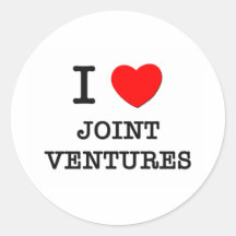 I Love Joint Ventures Stickers