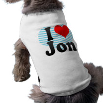 I love Jon Dog T-shirt