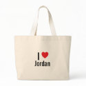 I love Jordan bags by funnycustomtshirts I love Jordan bags