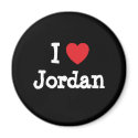 I love Jordan heart custom personalized magnets by funnycustomtshirts I love Jordan heart custom personalized magnets
