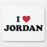 I Love Jordan Mouse Pads