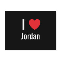 I love Jordan postcards