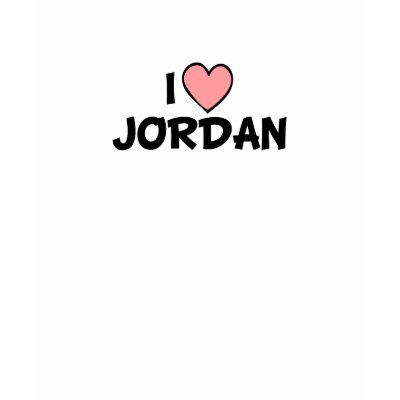 I Love Jordan Tanktop by dustin1175