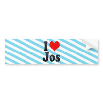 I Love Jos, Nigeria Bumper Stickers