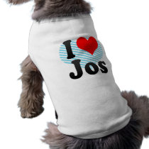 I Love Jos, Nigeria Dog T-shirt