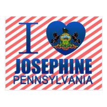 I Love Josephine, PA Post Card