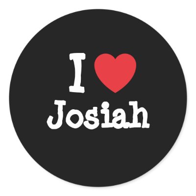 JOSIAH jlsiah I love Josiah heart custom