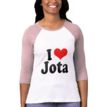 I Love Jota t-shirts