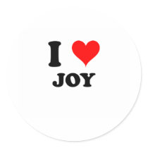 I Love Joy Stickers