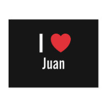 I love Juan postcards by funnycustomtshirts I love Juan postcards
