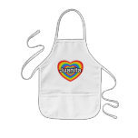 I love Juanita. I love you Juanita. Heart aprons