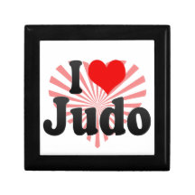 I love Judo Trinket Box