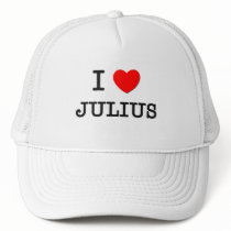 I Love Julius hats