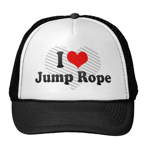 I love Jump Rope Trucker Hat