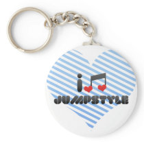 I Love Jumpstyle Key Chains