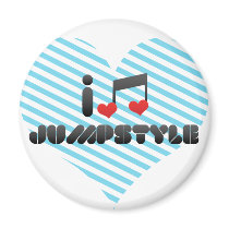 I Love Jumpstyle Refrigerator Magnet