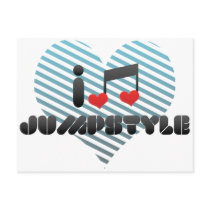 I Love Jumpstyle Postcard