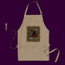 I Love Jungle Wildlife  leopard print design Apron