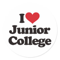 I Love Junior College! stickers