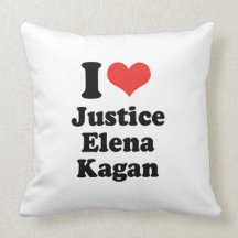 I LOVE JUSTICE ELENA KAGAN - .png Pillow