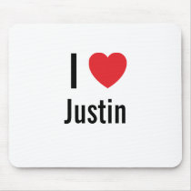 I love Justin mousepads