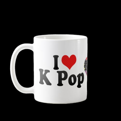 I Love K Pop Coffee Mug