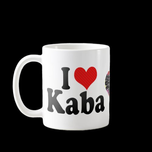 I Love Kaba Coffee Mugs