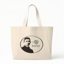 I Love Kafka Tote Bag by SymposiumGBI I Love Kafka Tote Bag