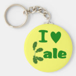 I Love Kale (I Heart Kale) Vegetable/Gardener Keychains