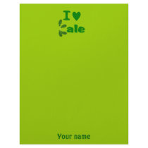 I Love Kale (I Heart Kale) Vegetable/Gardener Letterhead Design