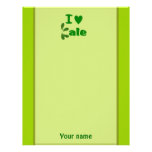 I Love Kale (I Heart Kale) Vegetable/Gardener Letterhead Design