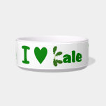 I Love Kale Rabbit or Guinea Pig Pet Bowl Cat Water Bowl