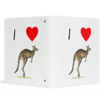 I Love Kangaroos (2) Vinyl Binder